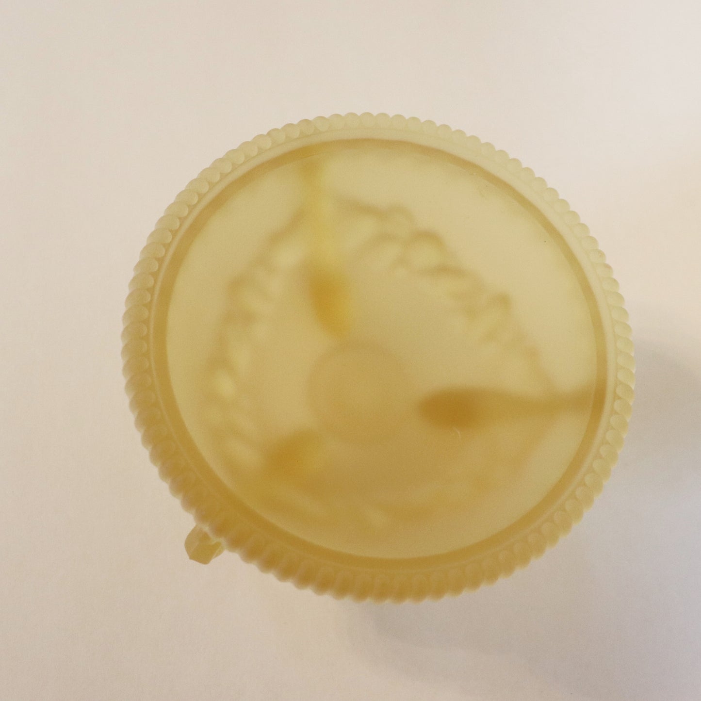 Vintage Westmoreland Shell Satin Glass Dish