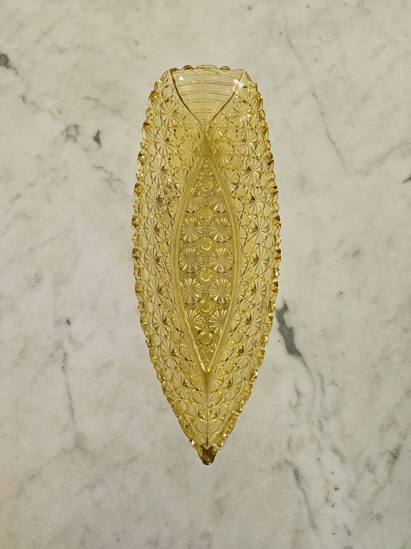 Vintage Yellow Daisy & Button Pickle Yacht