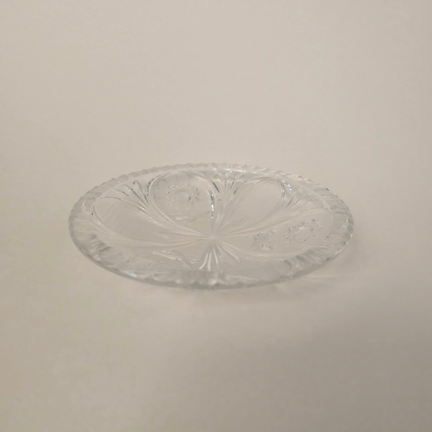 Vintage Cut Crystal Dish