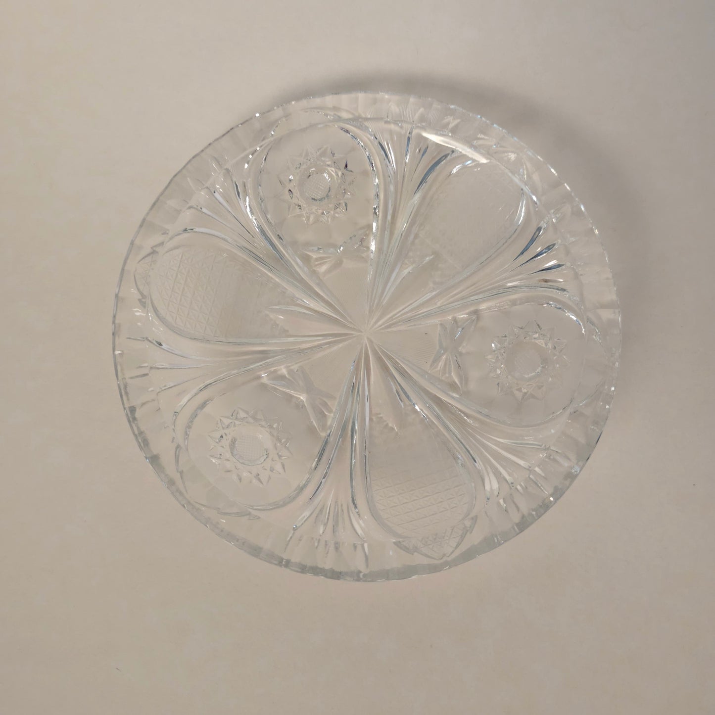 Vintage Cut Crystal Dish