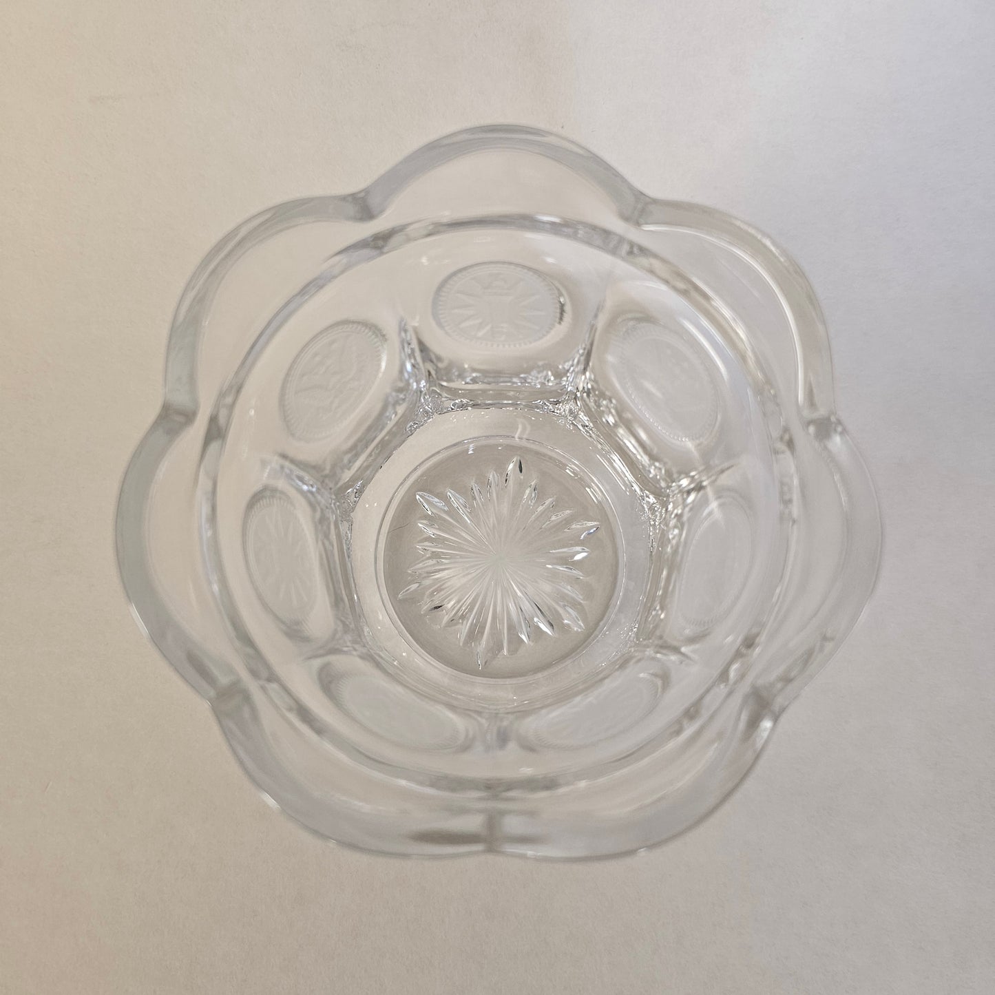 Vintage Fostoria Coin Glass Dish with Lid