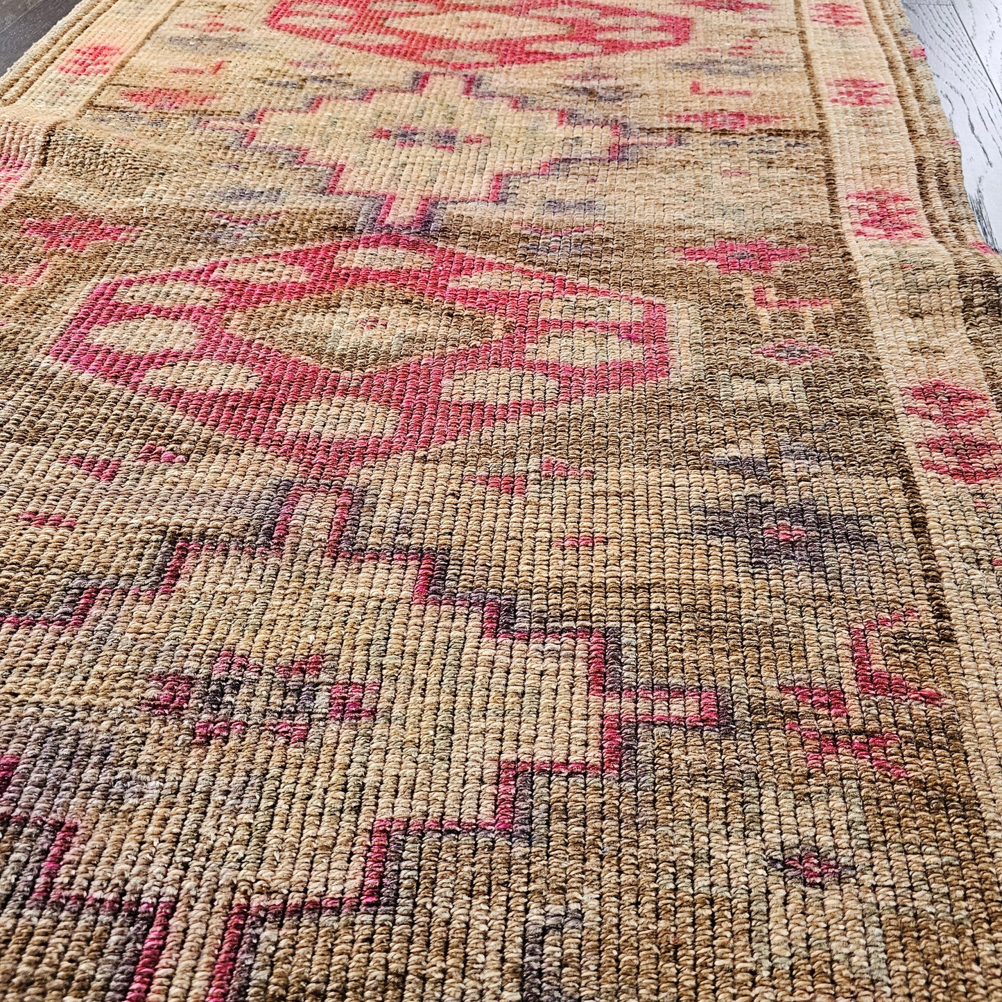 Oushak Handmade Rug Runner - 3' x 9'