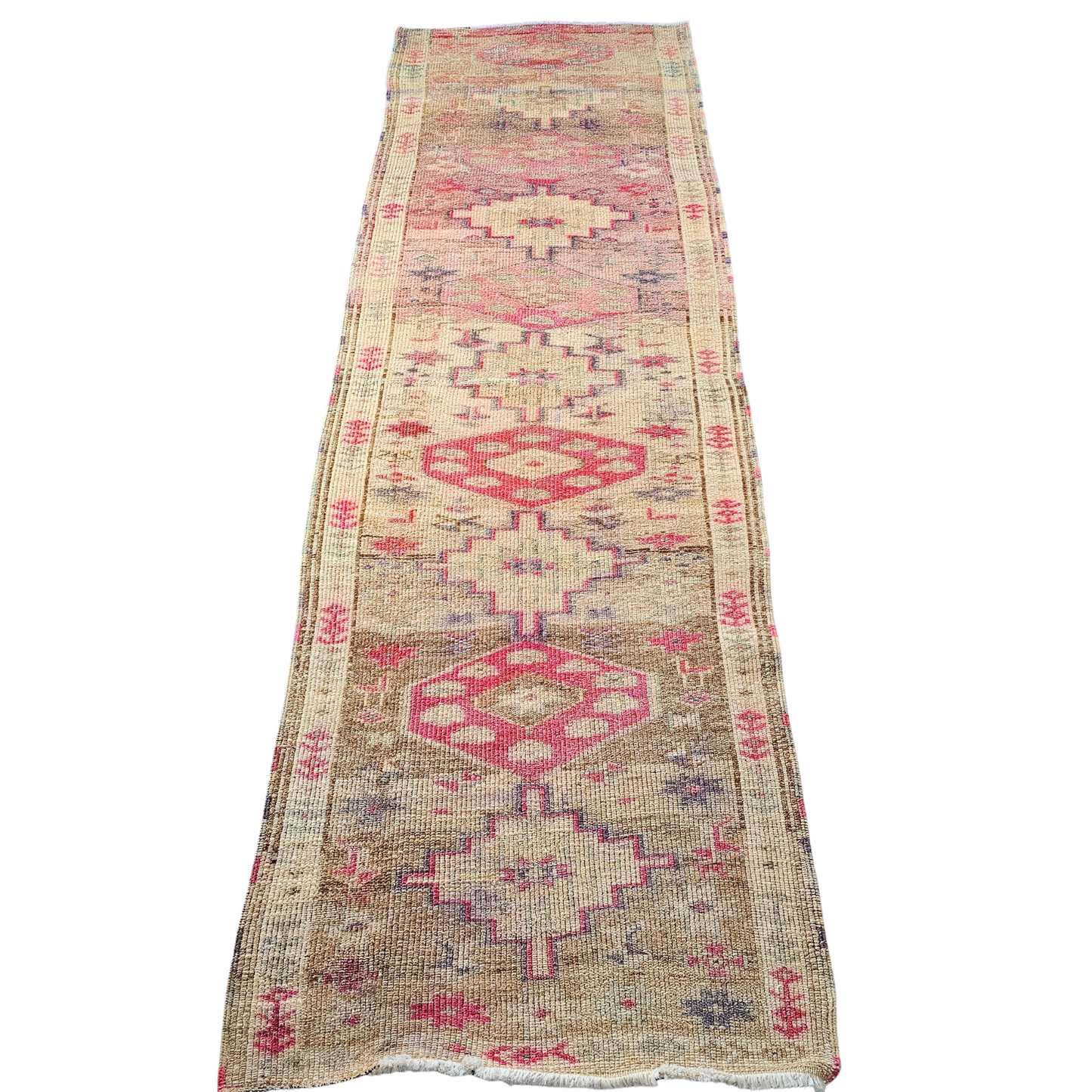 Oushak Handmade Rug Runner - 3' x 9'